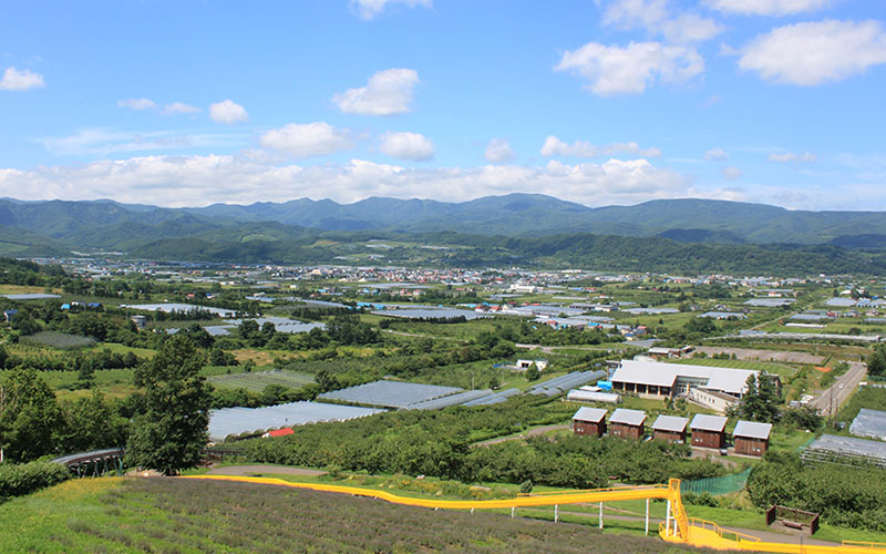 北海道仁木町 町の風景
