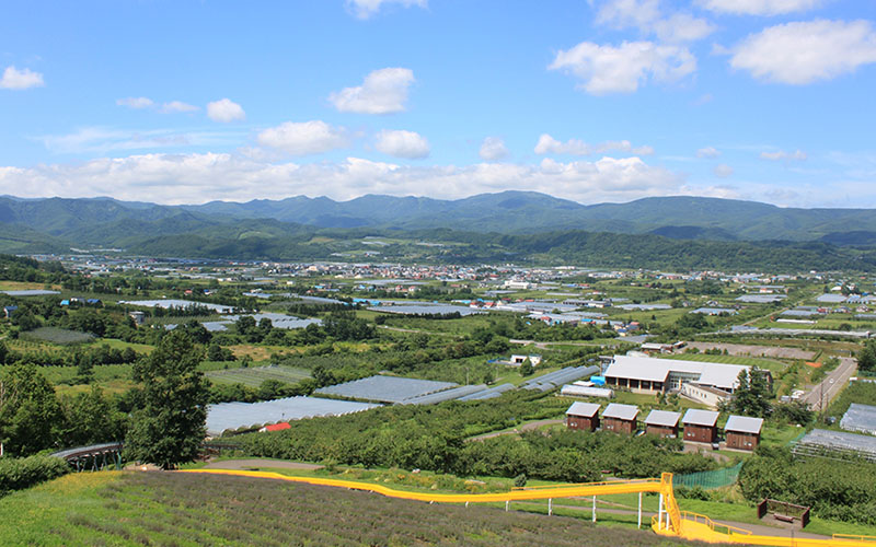 北海道仁木町 町の風景
